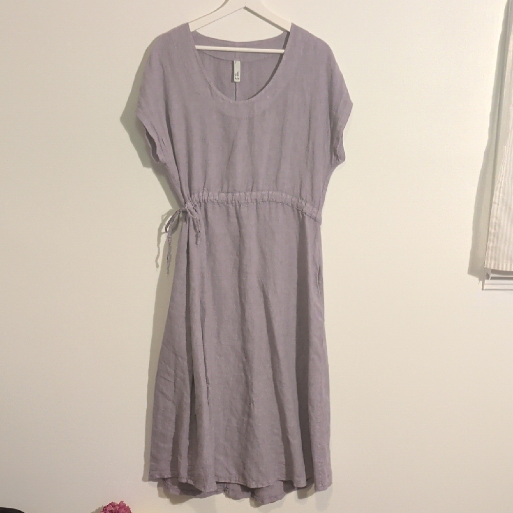 THE GLOBAL MARKET LINEN dress - size small/medium